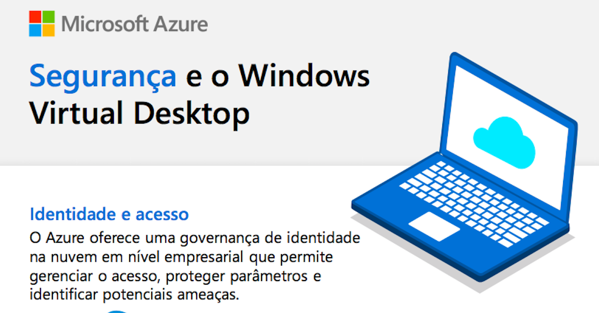 Segurança na nuvem e o Windows Virtual Desktop